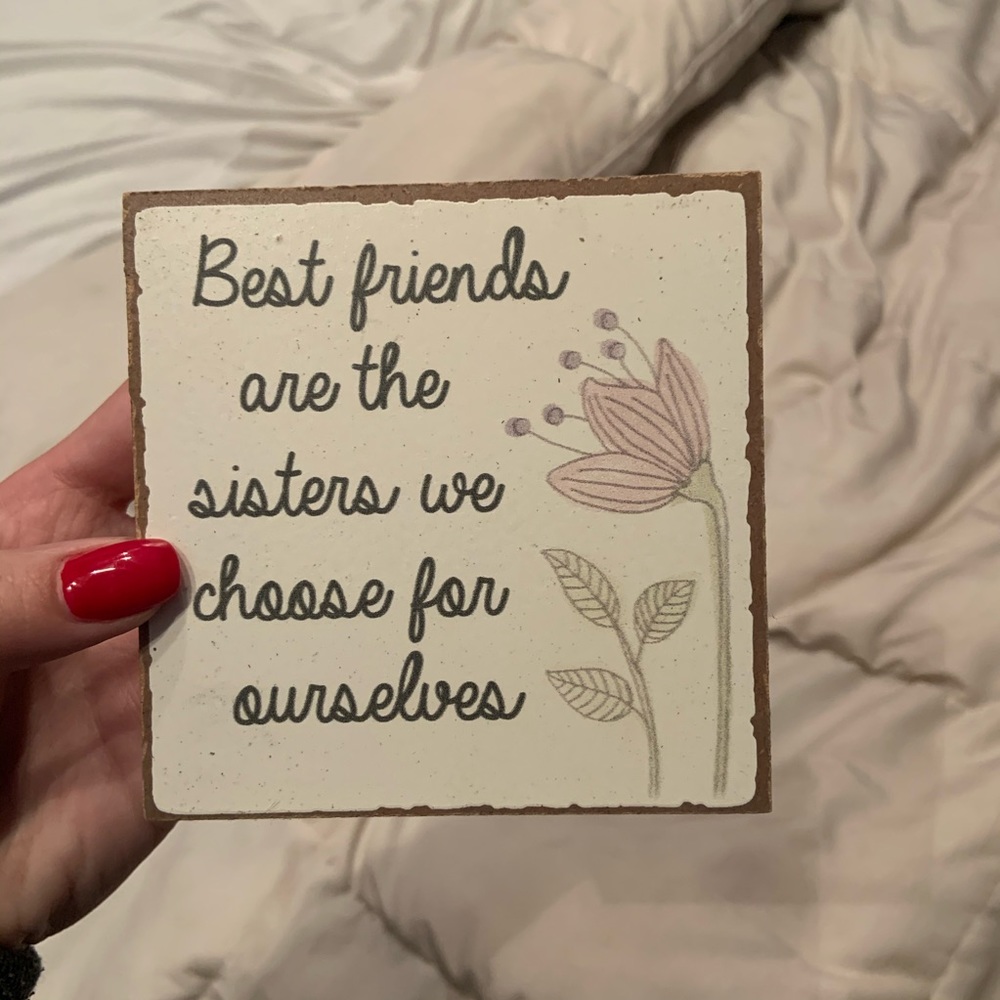 Best Friends Quote decor